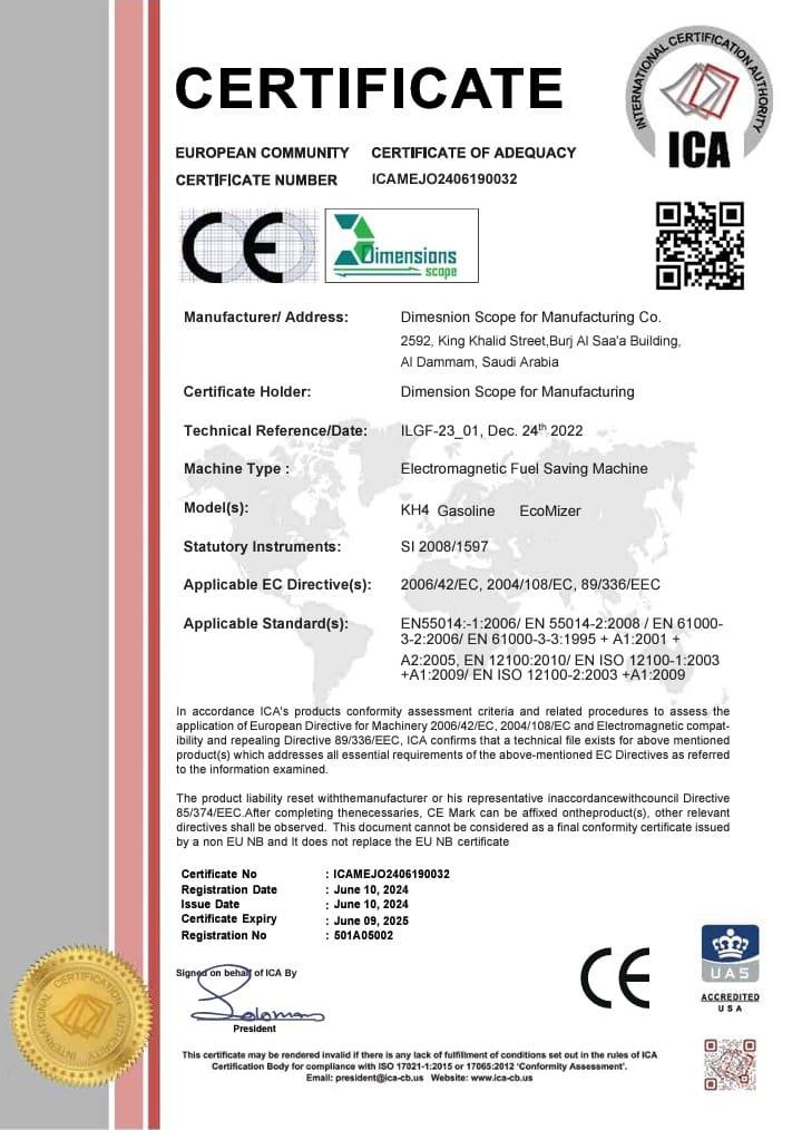 CE Certificate